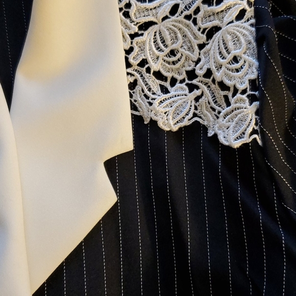 Vintage Robert Too Pinstriped Jacket - Size 18W - Picture 9 of 9